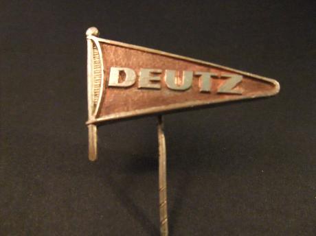 Deutz dieselmotoren fabrikant vlag koperkleurig